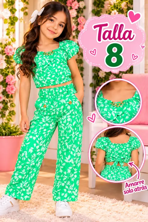 Conjunto pantalón y blusa