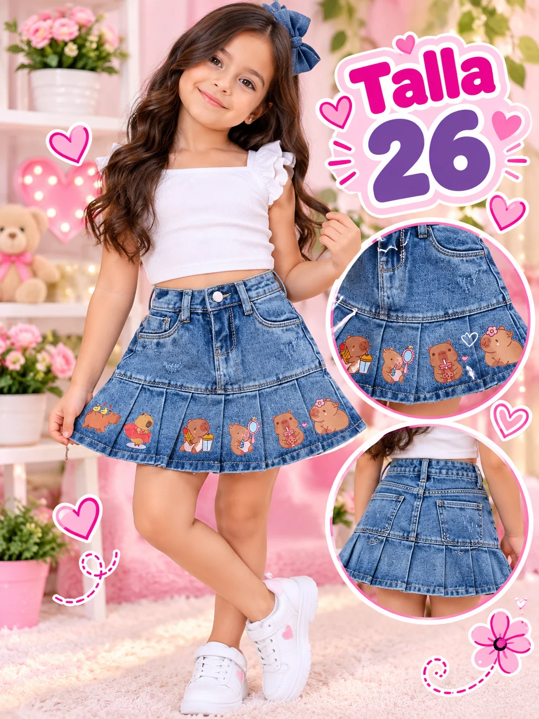 Falda short Mia