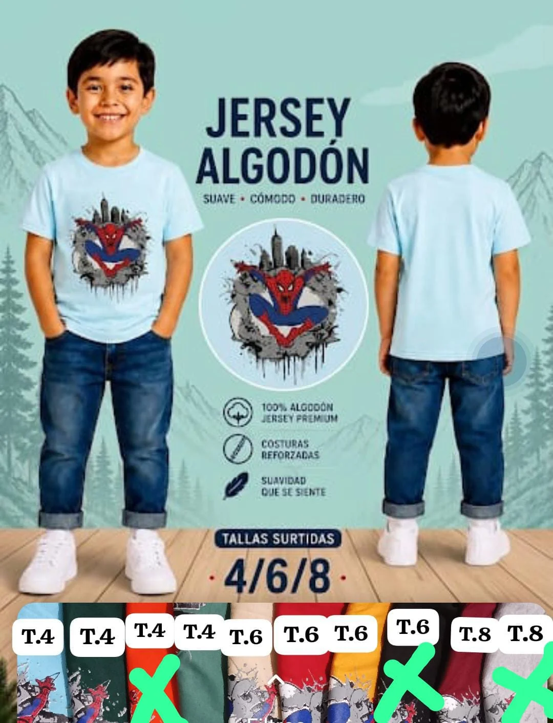 Camiseta araña