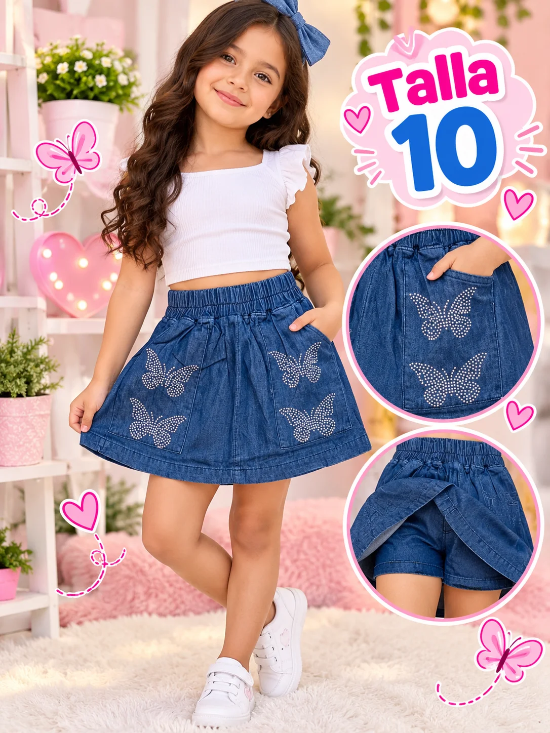 Falda short Mia