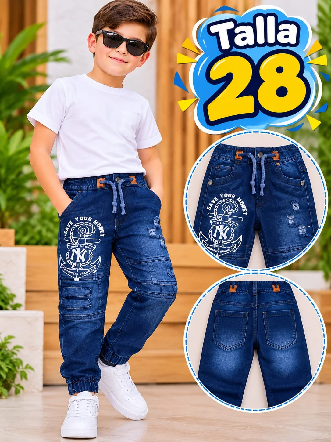 Pantalón con puño