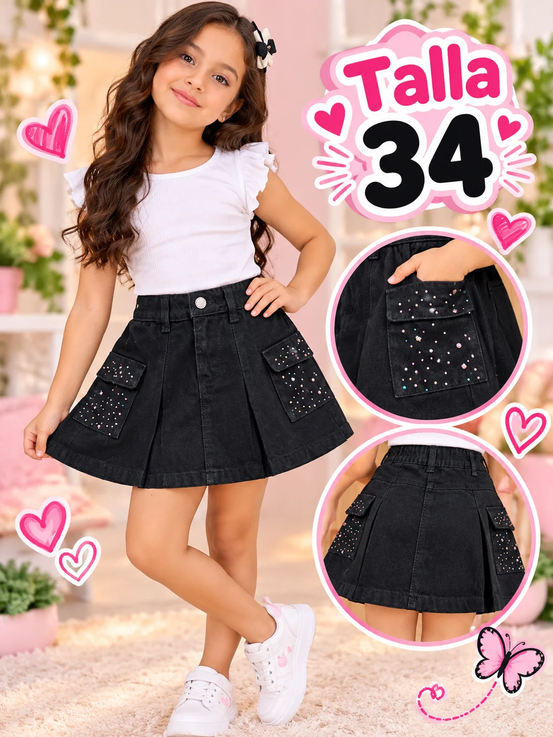 Falda short Mia