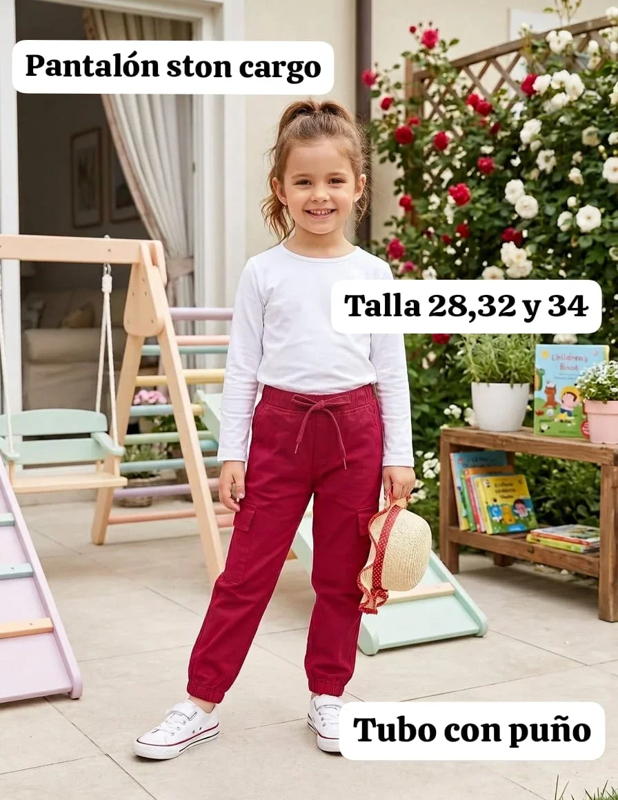 Pantalón cargo Mia