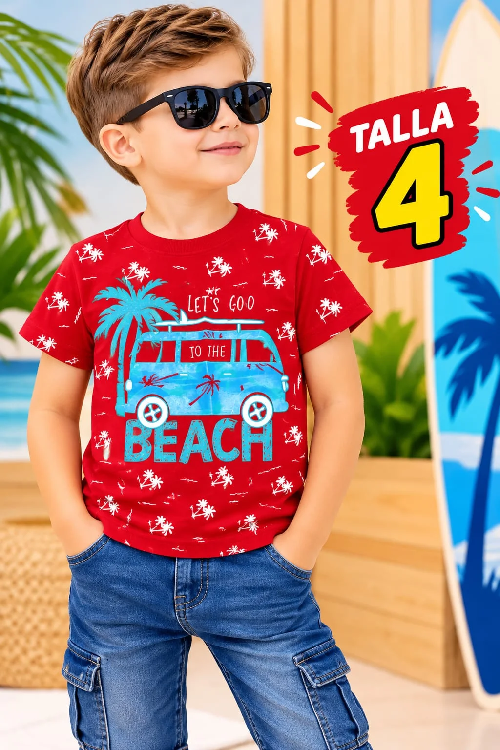 Camiseta palmera