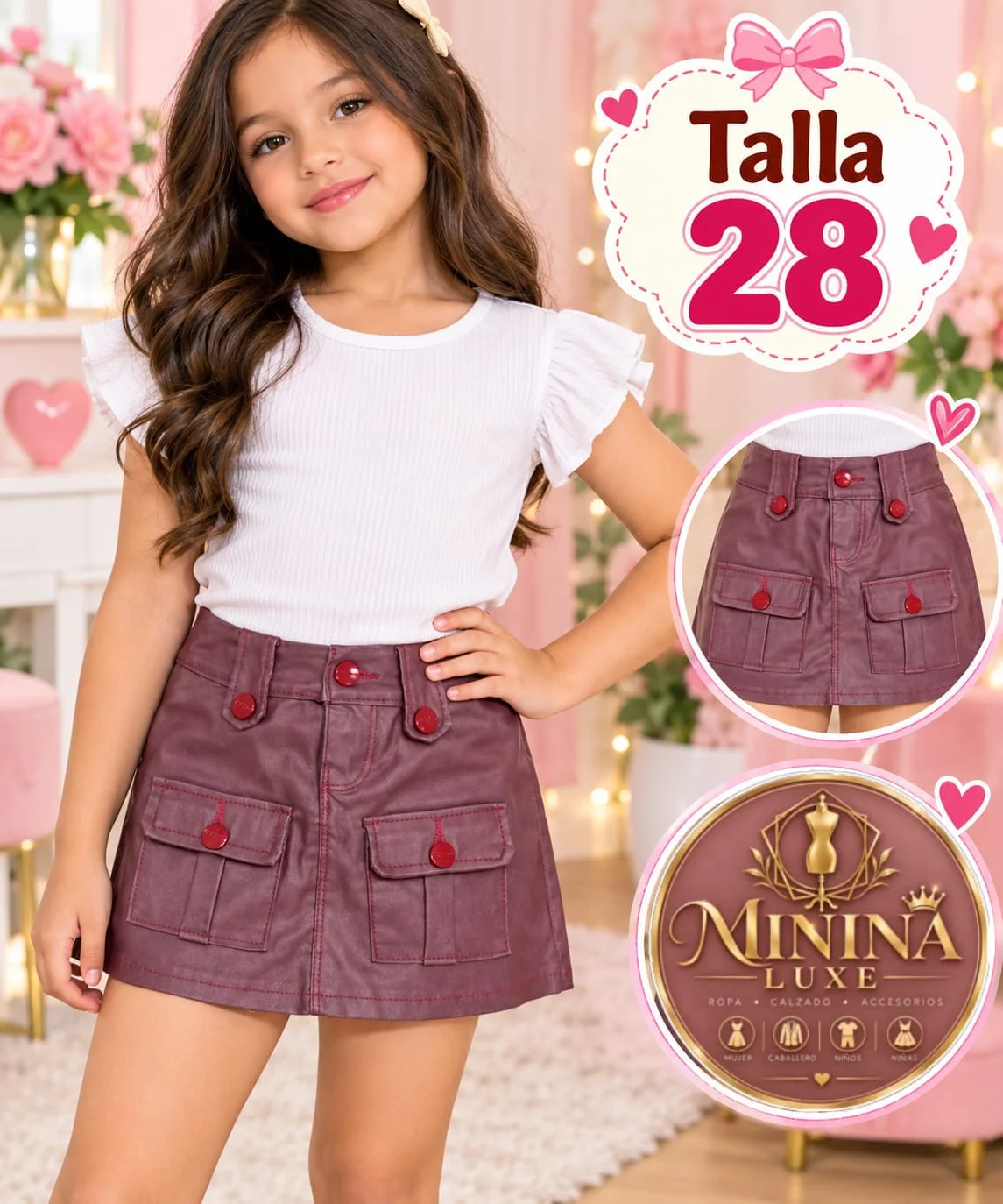 Falda short Mia