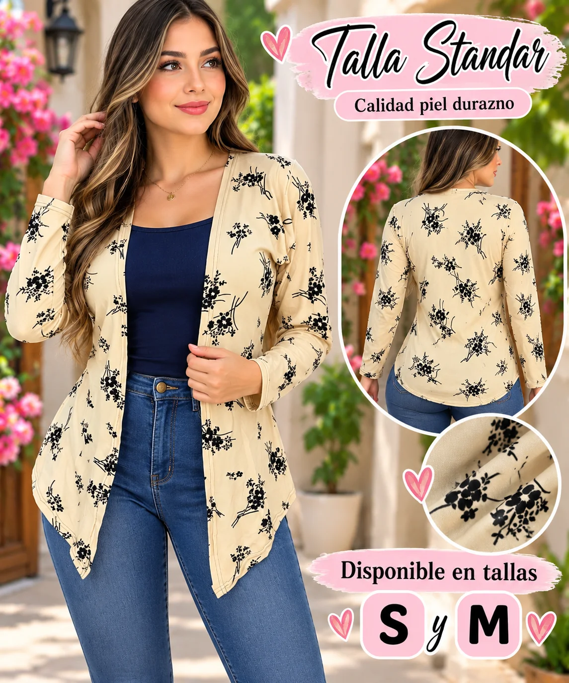 Capa piel durazno