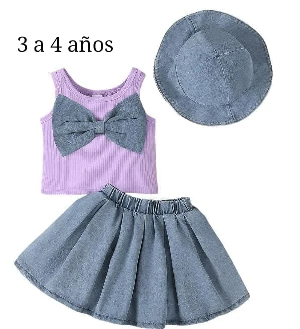 Conjunto de niña 3 piezas