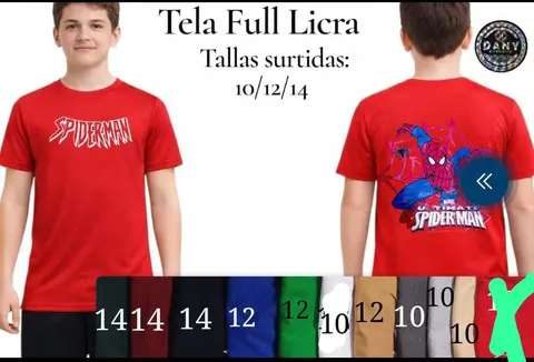 Camiseta fully licra