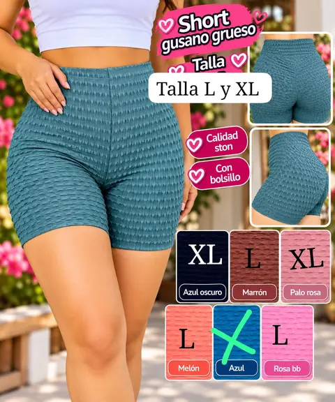 Shorts Licra gusano