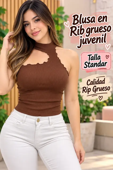 Blusa rip grueso, foto 1