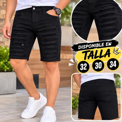 Bermuda de hombre · Negro